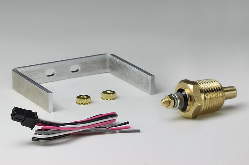 Velocity White Classic Instruments 2 5/8 in Water Temperature Gauge VS226WBLF-12 12mm
