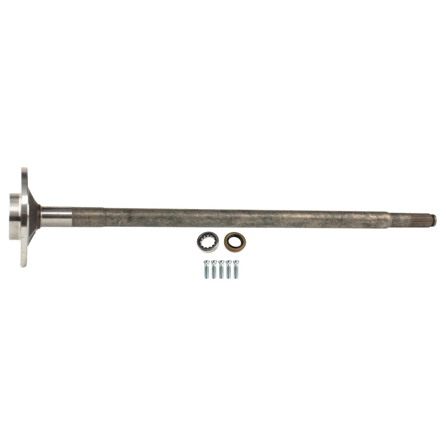 EXCel Axle Shaft Assembly Drive For GM 7.625" (10 Bolt); 30" Overall Length; 5 X 5 Lug Pattern; 28 Spline; Includes Bearing, Seal And Studs