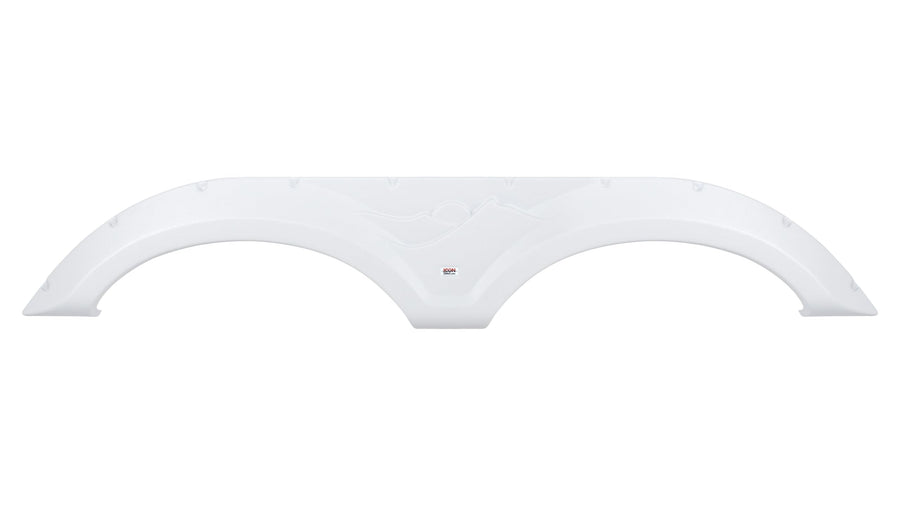 ICON Fender Skirt 14492, Tandem, Keystone, FS2256, Polar White