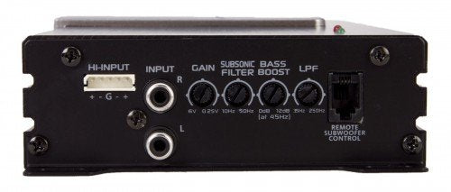 Soundstream 650W PN1.650D Monoblock Picasso Nano Class-D Amplifier,Black & Silver