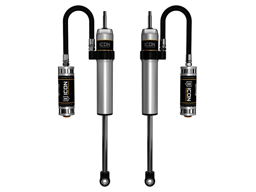 2.5 VS Remote Reservoir Shocks, Icon Alloys 2.5" Lift, Front, Pair, Compatible with 2014-Up Ram 2500, 217802P