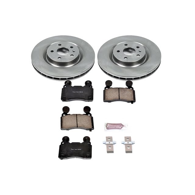 POWERSTOP Autospecialty KOE5602 Front Replacement Brake Kit-OE Brake Rotors & Ceramic Brake Pads For Chevrolet Camaro 2010-2015 [Model Specific]