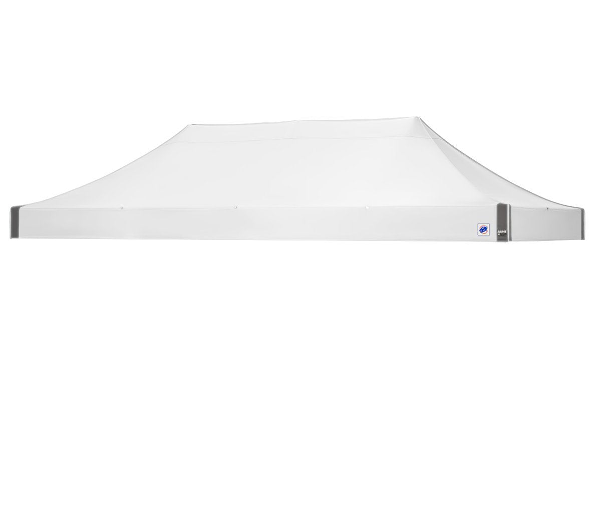 E-Z UP Eclipse Instant Shelter Canopy, 10' x 20', Gray Steel Frame and Professional Grade White Top Pop-Up Tent