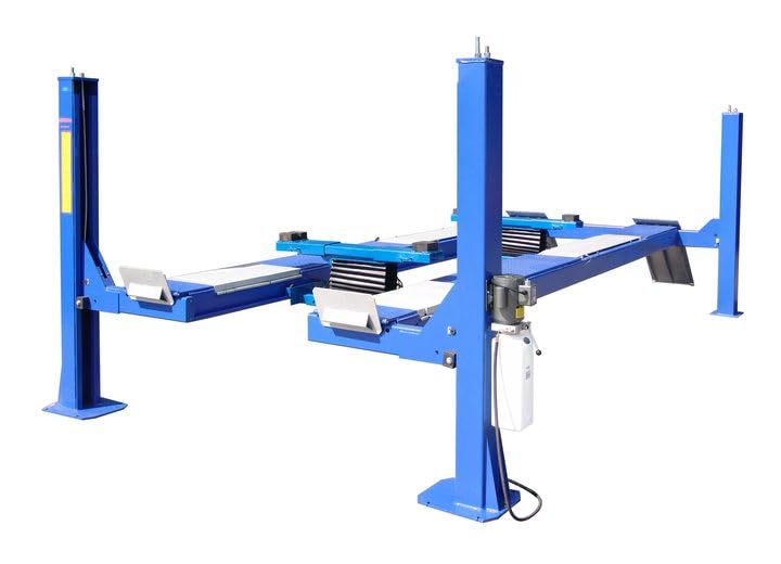 FP14KO-A Tuxedo Distributors 14000 LB Four Post Alignment Lift - Open Front - Cable Driven