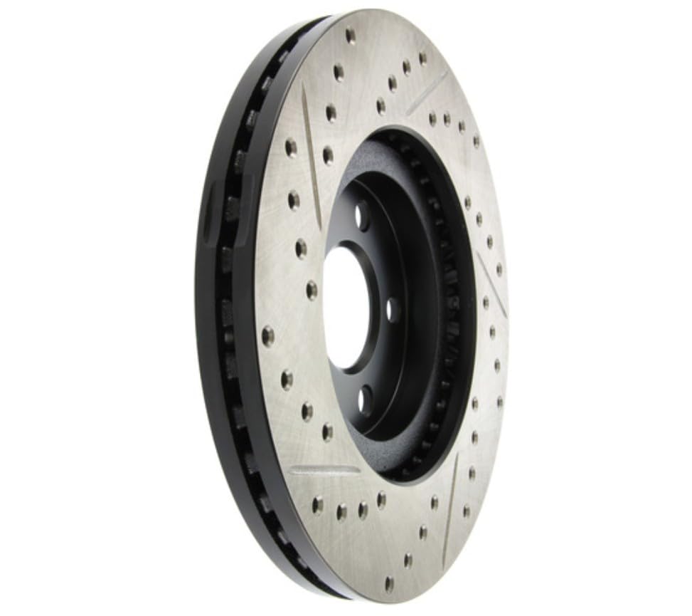 Sport Drilled/Slotted Brake Rotor StopTech 127.63053L (Front Left), 1 Pack