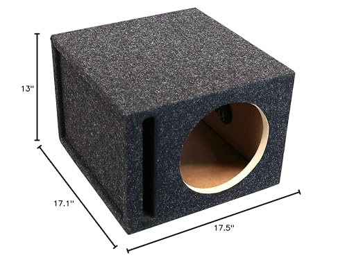 10SQV Atrend 10” Single Vented Subwoofer/Speaker Enclosure Made in USA