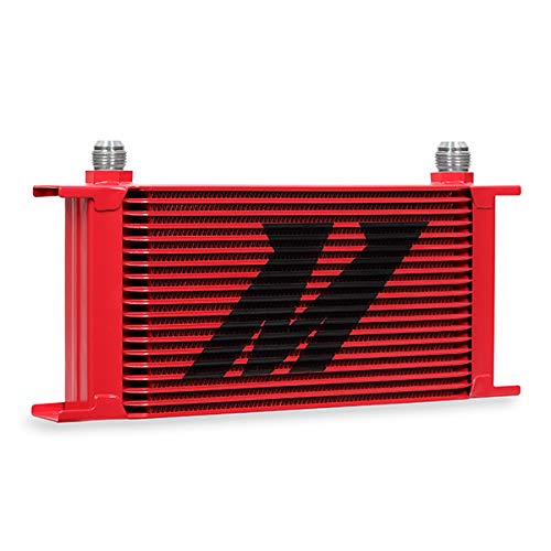 Mishimoto Universal 19 Row MMOC-19RD Oil Cooler, Red
