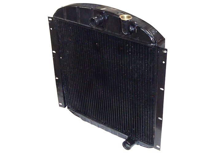 GMHS359 Brothers Trucks Radiator - Copper/Brass - Black - V8 - Manual Trans
