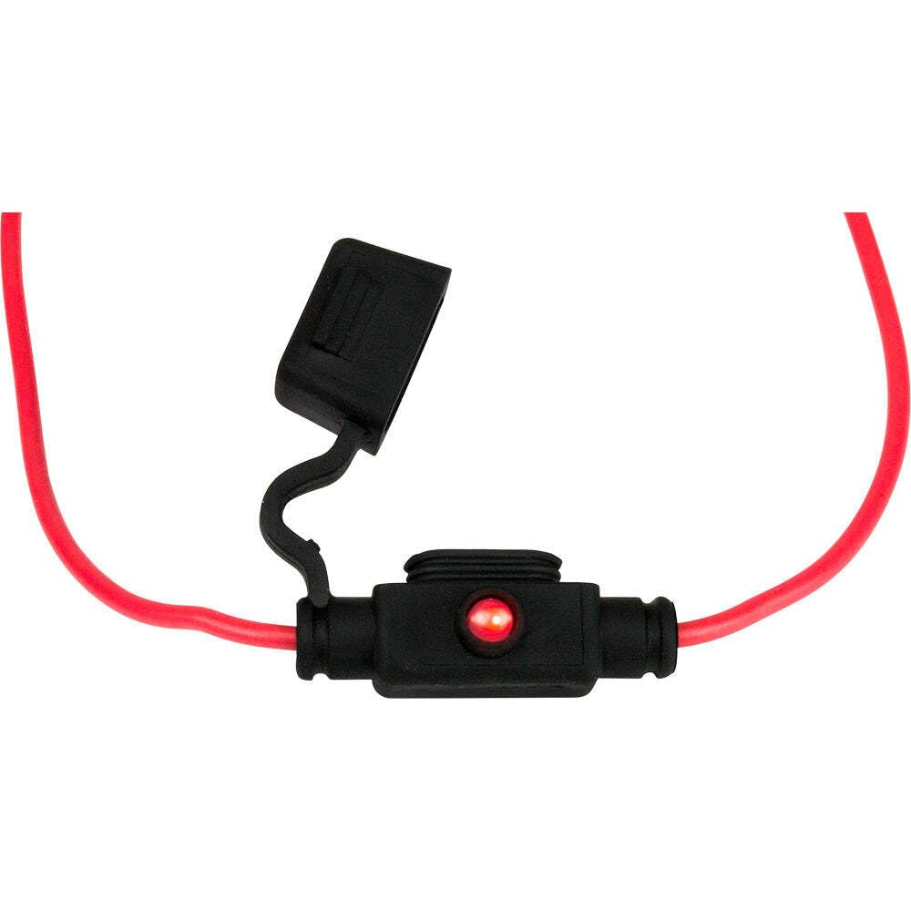 Sea-Dog Inline Mini Style ATM LED Fuse Holder - Up to 30A