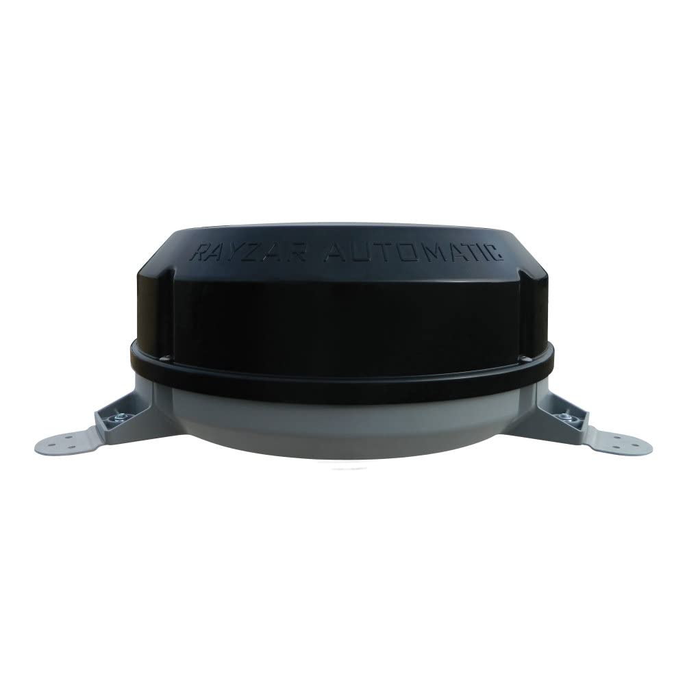 Winegard Automatic Rayzar RZ-8535 Fully Automatic RV Antenna (4K Ultra-HD Ready, ATSC 3.0 Ready, Digital VHF/UHF, Amplified) - Black