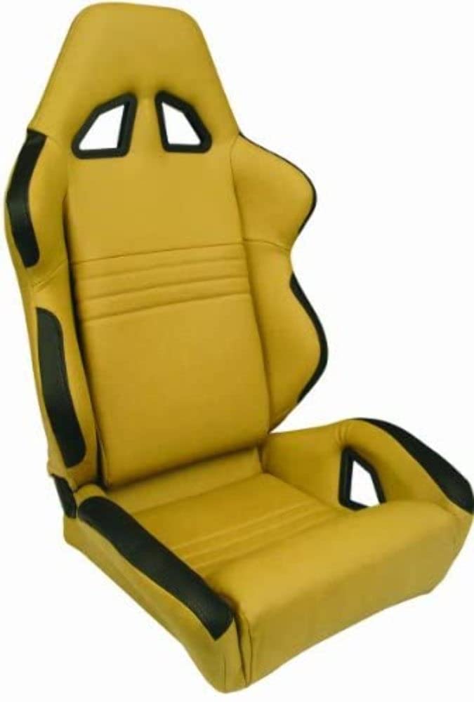 Beige Vinyl Racing Rave Recliner Right Seat ProCar by Scat 80-1600-54R