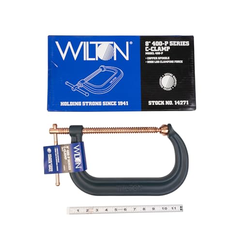 Wilton C-Clamp Spark-Duty, 8-1/4" Opening, 4-15/16" Throat, 6900 Lbs. Clamping Force (Model 408-P)