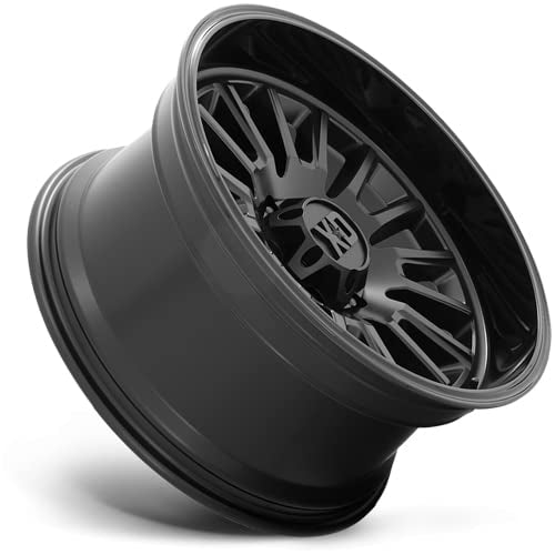 Xd864 Rover Satin Black Wheel with Gloss Black Lip XD Wheels Alloy Steel (20 x 9. inches /8 x 125 mm, 0 mm Offset)