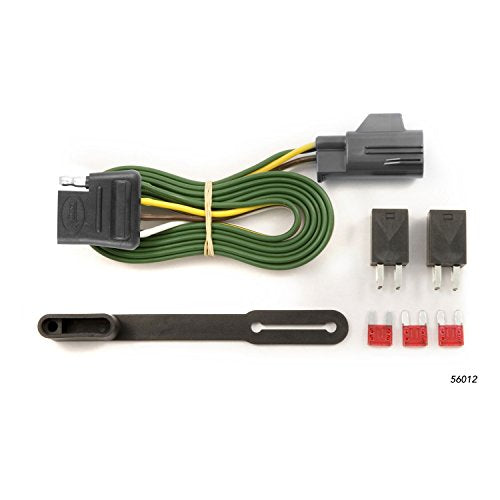 CURT 56012 Custom Vehicle-Side 4-Pin Trailer Wiring Harness, Fits Select Chevrolet Equinox, Suzuki XL-7 SUV, Pontiac Torrent