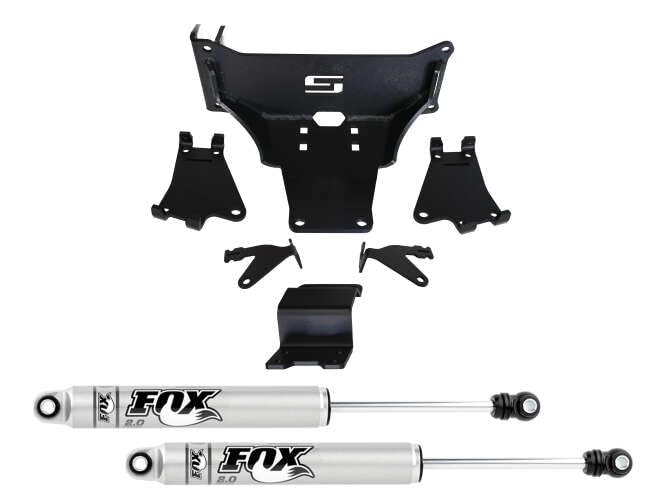 SUPERLIFT SUSPENSION RealTruck Dual Stabilizer Kit for Ford F-250/F-350 | Fox 2.0 Series Cylinders | 92753 | Fits 2023-2024 Ford F-250/F-350 4WD No Lift Height to Any Lift Height