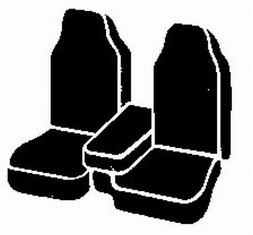 Custom Fit FIA TR47-63 Black Front Seat Cover Split Seat 60/40 - Saddle Blanket, (Black)
