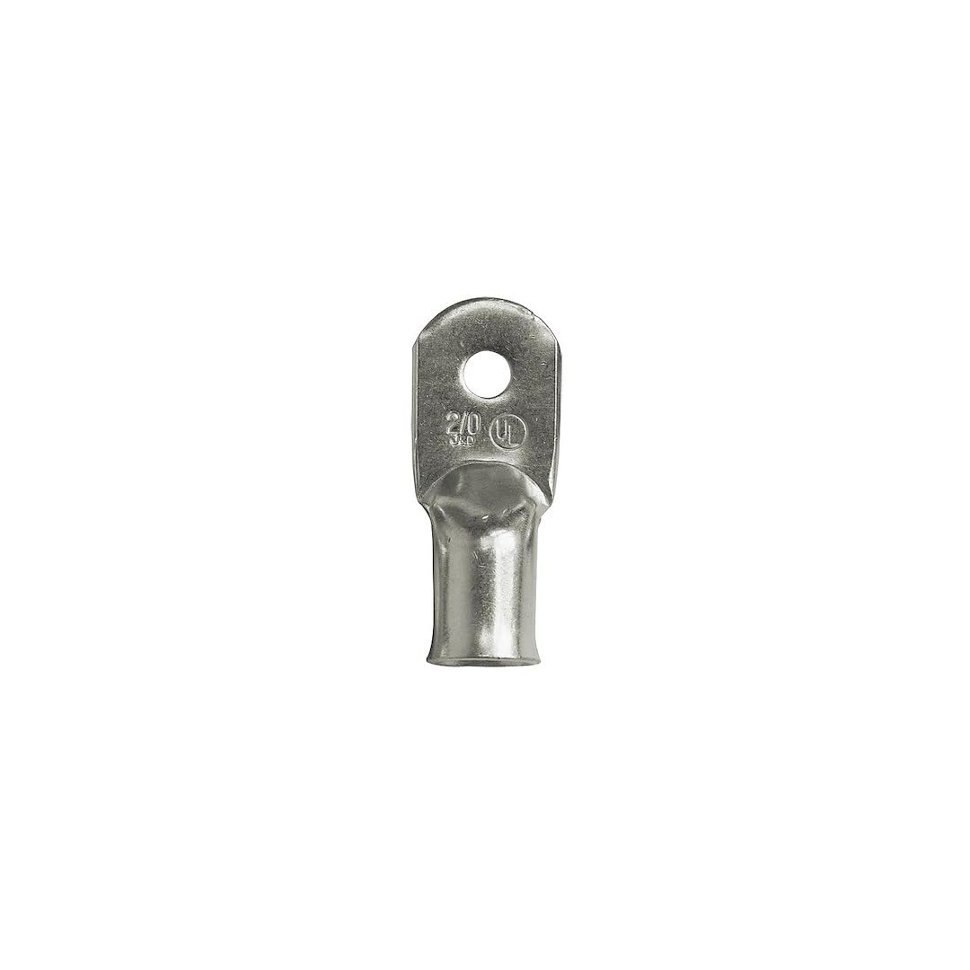 Marine Grade Ancor 244295 Heavy Duty Electrical Tinned Copper Lugs (2/0-Gauge, Size 5/16 Screw, 100-Pack)