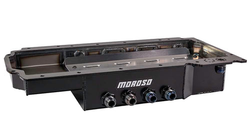 Moroso Steel Dry Sump Oil Pan 20617, Fits GM Gen V LT Engines, 4#12 Pick ups