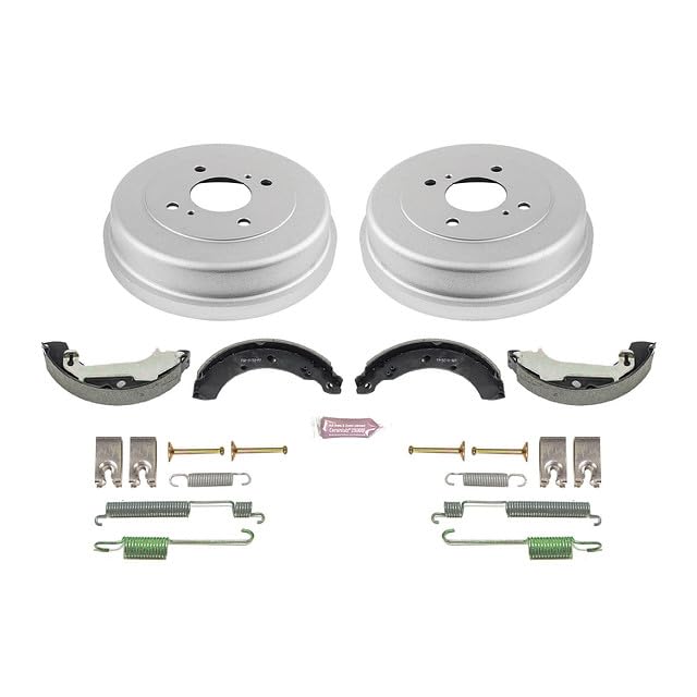 Power Stop KOE15369DK Rear Replacement Brake Kit-OE Brake Drums & Ceramic Brake Pads For Nissan Altima 2000-2001 [Model Specific]