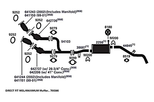 Exhaust Tail Pipe AP Exhaust Products 38687