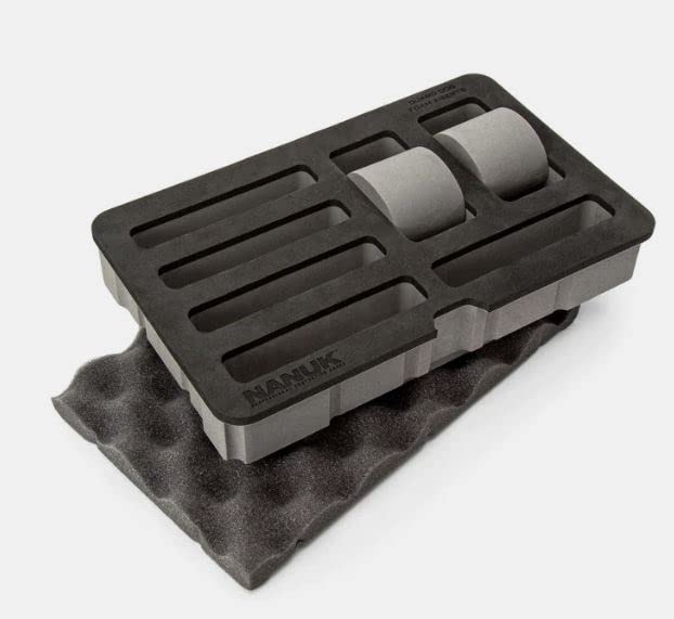 Foam Customized Insert (909) for 2 Watches and 5 Knives 909-FOAM_2Watches_5Knives