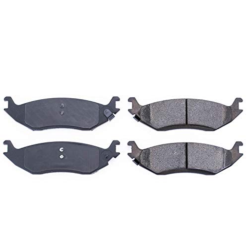 Power Stop 16-898 Z16 Evolution Rear Brake Pads Ceramic Black For 2007-2009 Chrysler Aspen | 2003 2009 Dodge Durango | 2002-2010 Dodge Ram 1500 Regular & Quad Cab | 2011-2022 Ram 1500