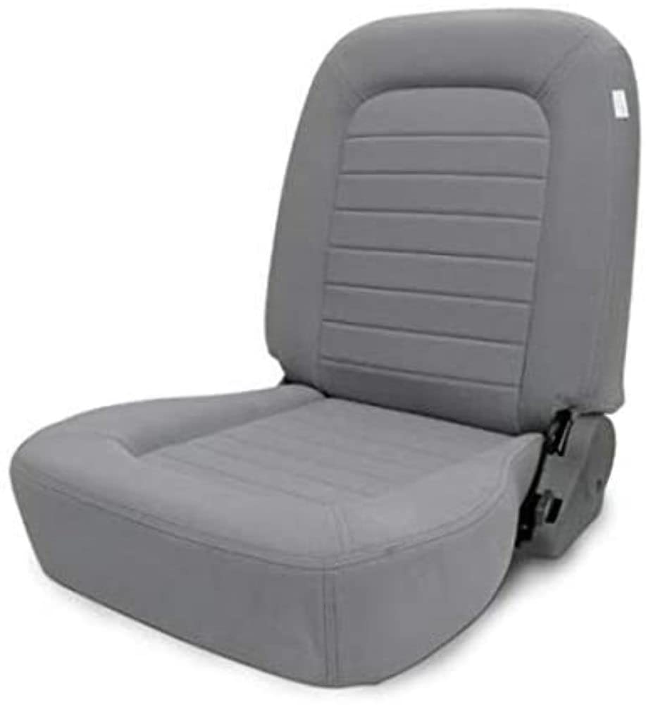 Grey Velour ProCar by Scat 80-1550-62L Classic Low Back Recliner Left Seat Racing