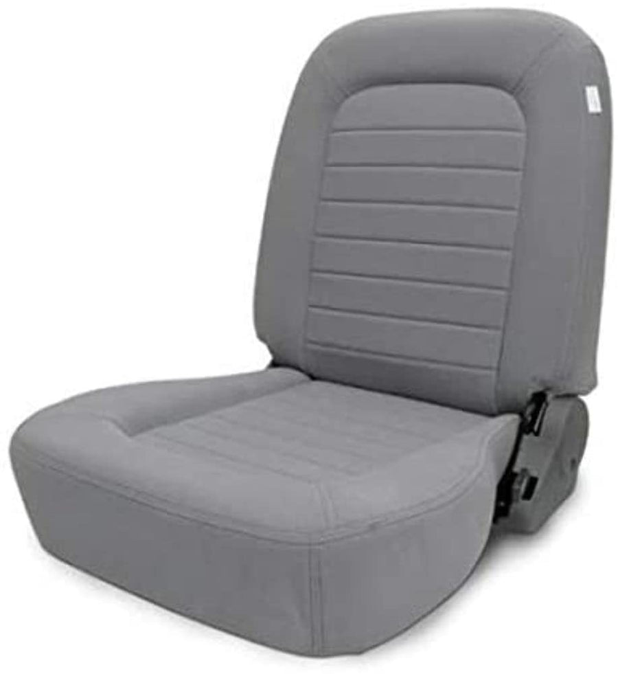 Grey Velour ProCar by Scat 80-1550-62L Classic Low Back Recliner Left Seat Racing