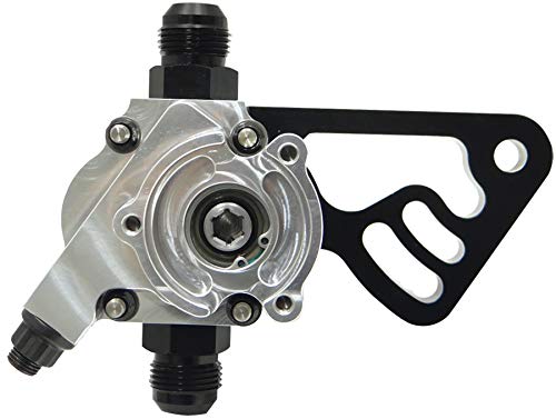 Moroso 22361 External Single Stage Oil Pump w/Rear Fuel Pump Drive, Driver's Side Door Car Mount