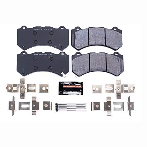 Power Stop Track Day PST-1405 Brake Pad For Cadillac ATS, Cadillac CTS, Camaro, Corvette, Challenger, Charger, Durango, Grand Cherokee, Rivian R1S, Rivian R1T [Model Specific]