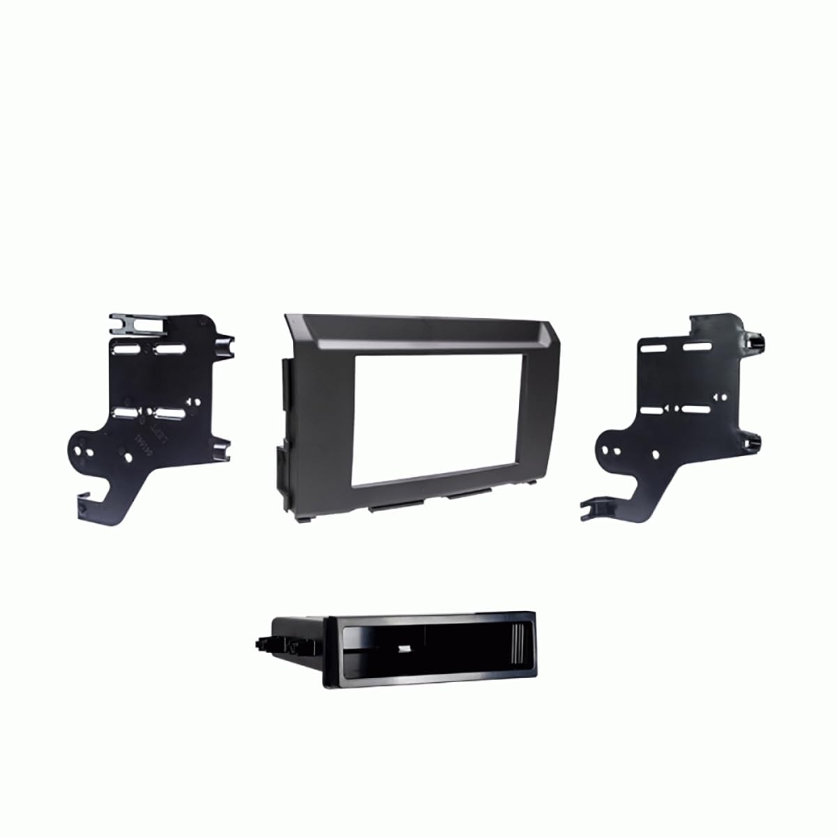 Metra 99-7631B Dash Kit Double/Single for 2016-UP Nissan Titan & XD - Black