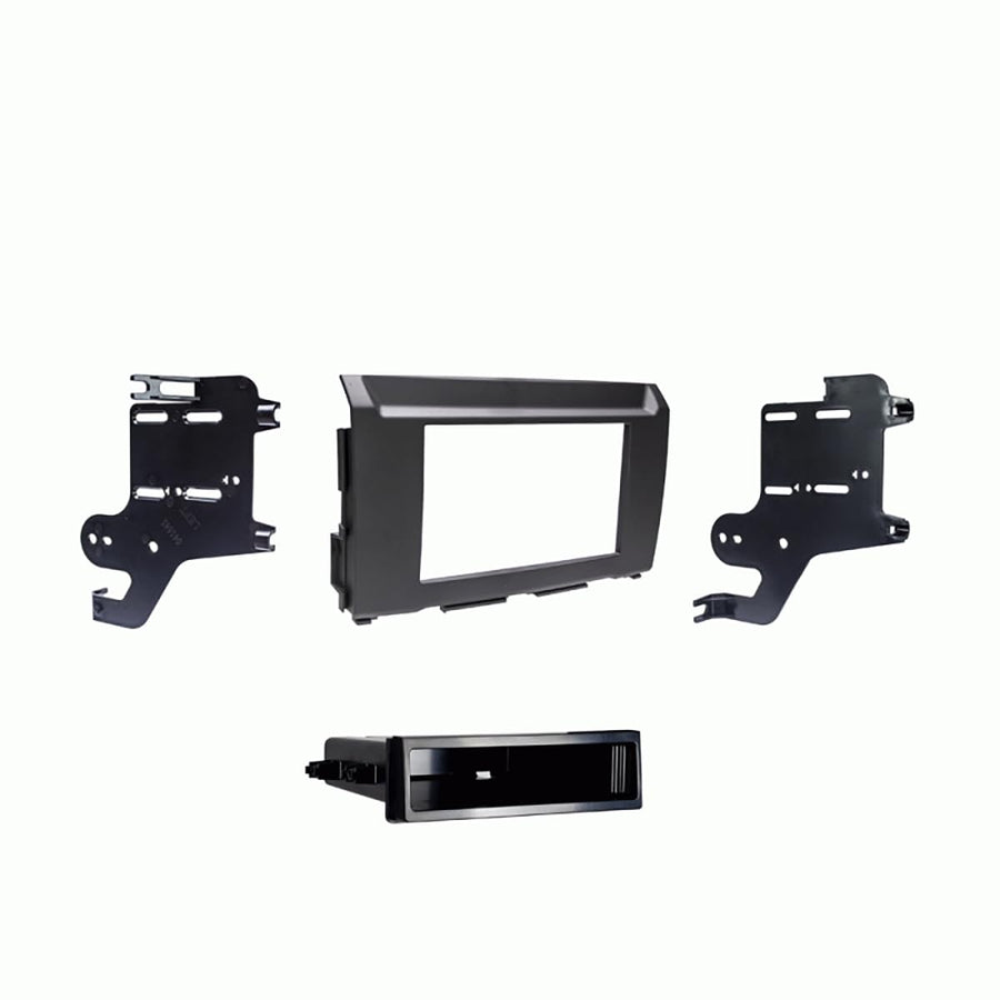Metra 99-7631B Dash Kit Double/Single for 2016-UP Nissan Titan & XD - Black
