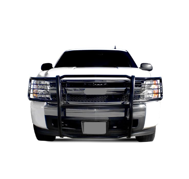 Bumper Guard Black Horse Grille brush Modular Compatible with 2007-2013 Chevrolet Silverado 1500-17A035700A2MA