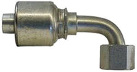 Gates GL Couplings 16GL-16FFORX90S, Female Flat-Face Swivel, 90 Bent Tube, 1" ID