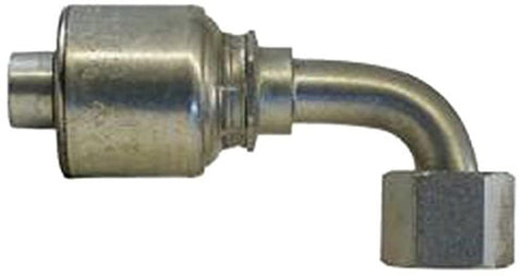 Gates GL Couplings 16GL-16FFORX90S, Female Flat-Face Swivel, 90 Bent Tube, 1" ID