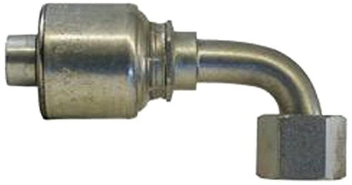 Gates GL Couplings 16GL-16FFORX90S, Female Flat-Face Swivel, 90 Bent Tube, 1" ID