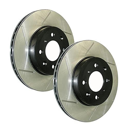 Front Stoptech 937.66050 Street Axle Pack, Slotted