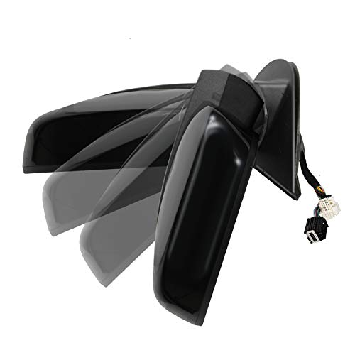 Fit System Driver Side Mirror for Silverado/Sierra 1500, 2500, 3500, Avalanche, Suburban, Tahoe, Yukon/Denali/XL, Silverado/Sierra Hybrid, Arrow Signal, Memory, Power Fold, Heated Power (62152G)