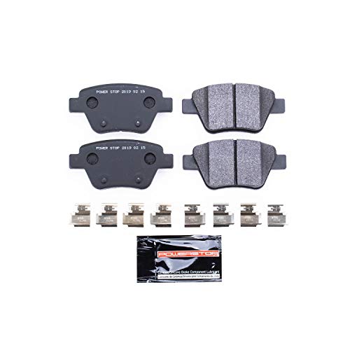 Power Stop Track Day Spec PSA-1456 Rear Ceramic Brake Pads For Audi A3, Audi A3 Quattro, VW Beetle, VW Eos, VW GTI, VW Golf, VW Jetta, VW Je, VW Passat [Model Specific]