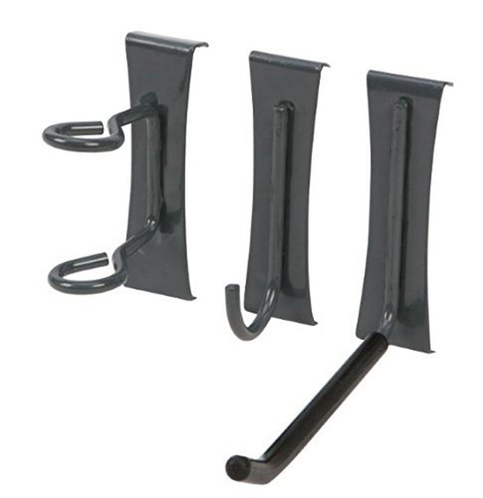 12pc Performance Tool W5167 Rail Hook Set (J-shaped, L-shaped & Double Loop Hooks)