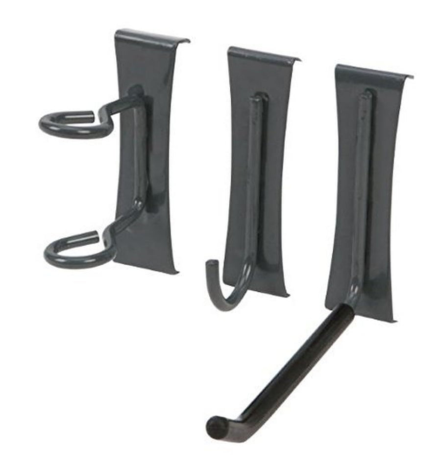 12pc Performance Tool W5167 Rail Hook Set (J-shaped, L-shaped & Double Loop Hooks)