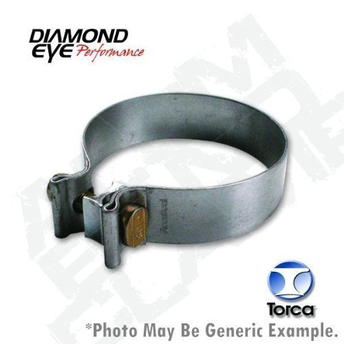 Diamond Eye 3in CLAMP Band METRIC HARDWARE 430 SS