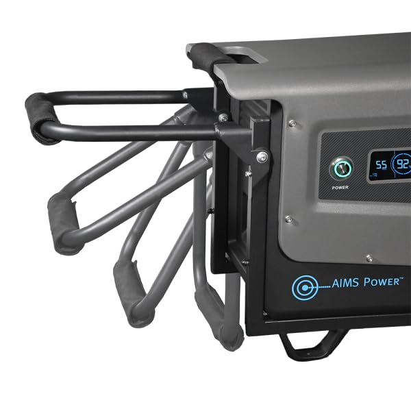 3.1 kWh Portable Solar Generator 30 Amp Output Lithium Battery | Solar & Grid Inputs