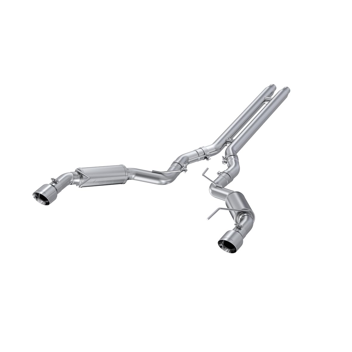 3" MBRP Cat Back, Dual Split Rear, Race Version Exhaust System with 4.5" Tips (T409)