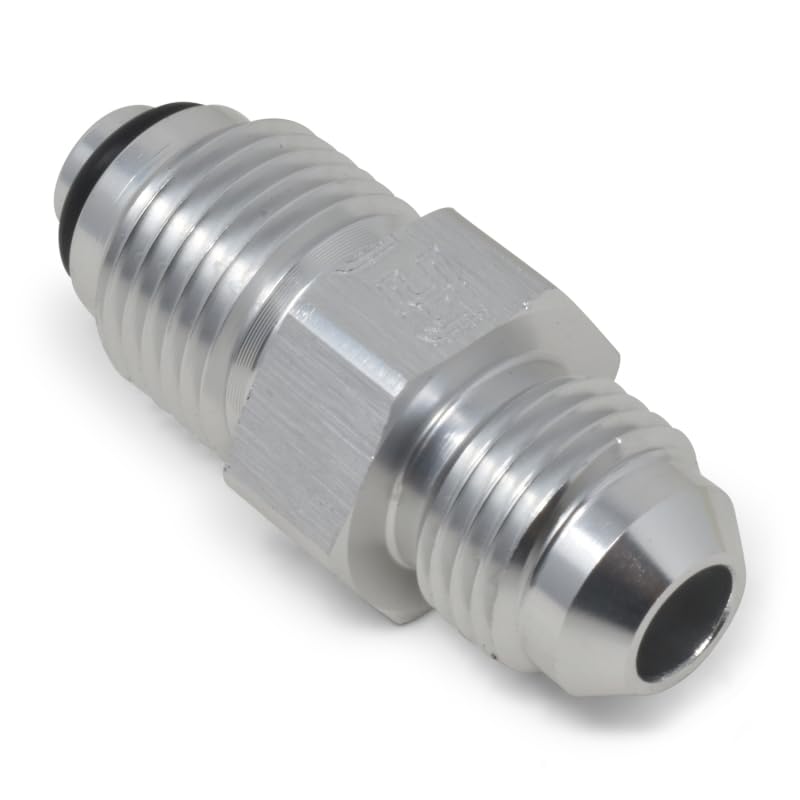 648080 Edelbrock RUSSELL PWR STEERING ADAPTER, 6AN MALE TO M18 X 1.5