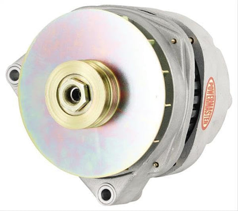 Chrome Powermaster 8-37539 Alternator (215A 2V Pulley with Spacers 1 Wire)