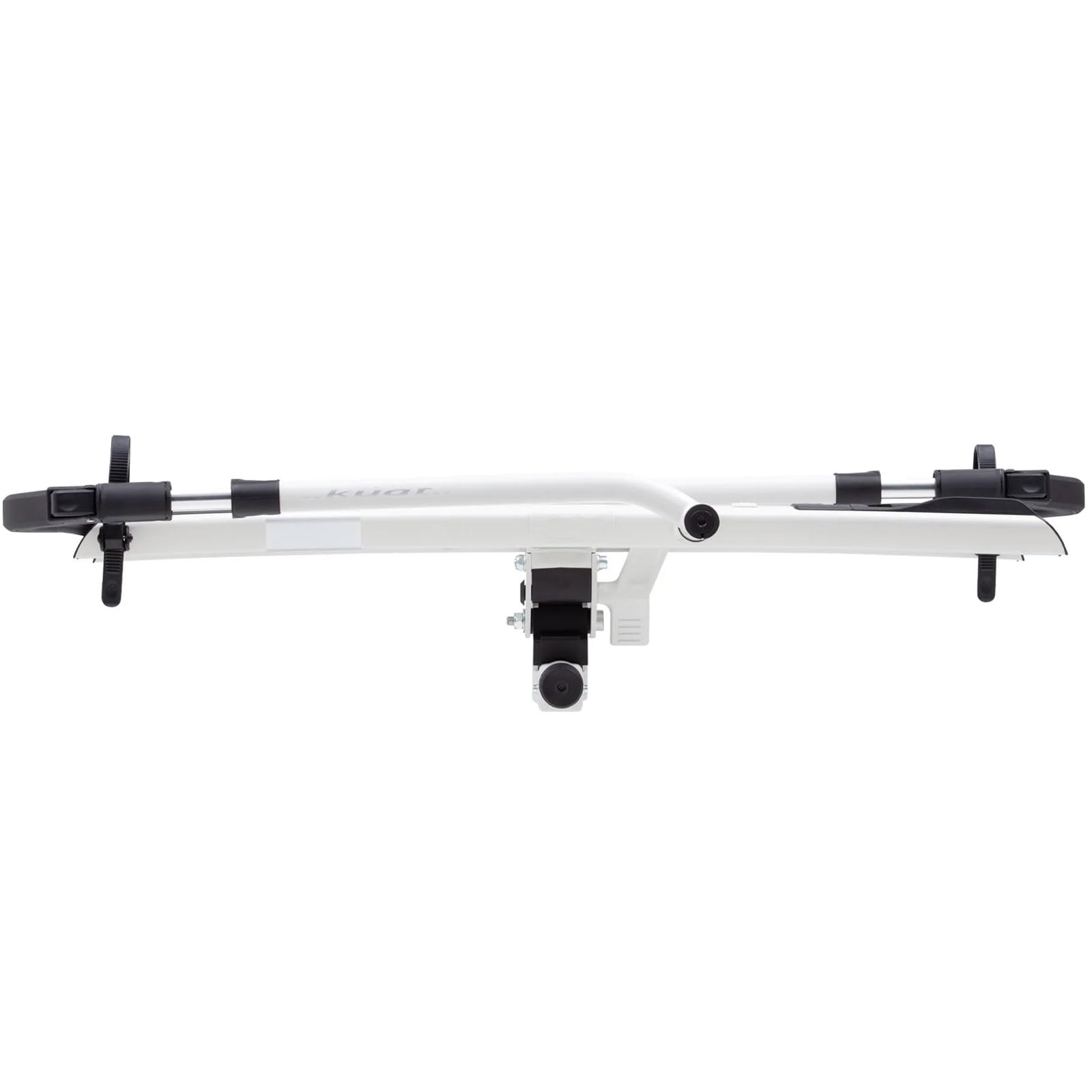 Sherpa 2.0 KUAT Durable Lightweight Aluminum Compact 2 Bike Transporting Hitch Rack with Cable Lock & Foldable Tire Cradles | Capacity - 40 Lbs per Tray, Pearl & Silver Anodize, 2"