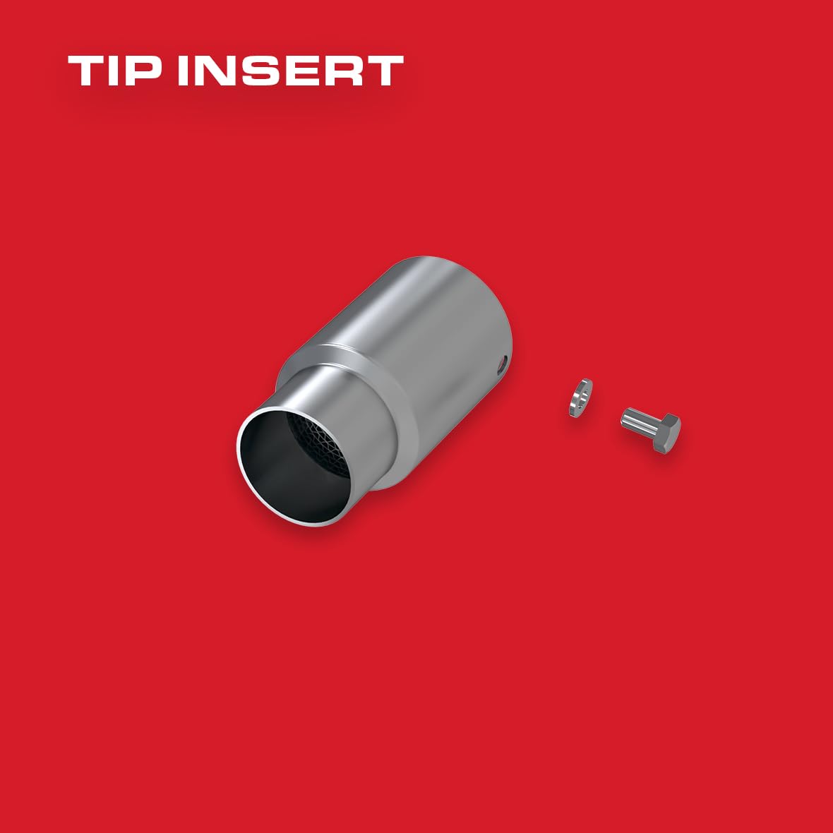 T304 Stainless Steel MBRP Quiet Exhaust Tip Insert, 1.875 Inch Outlet T14373