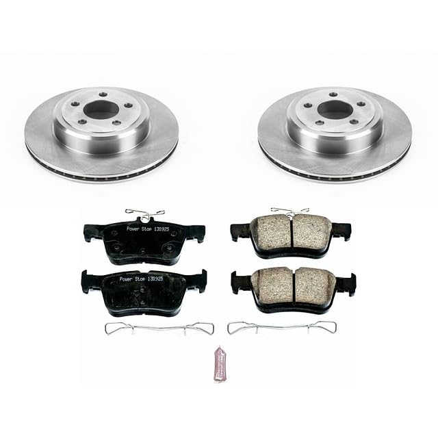 Power Stop Autospecialty KOE6817 Rear Replacement Brake Kit-OE Brake Rotors & Ceramic Brake Pads