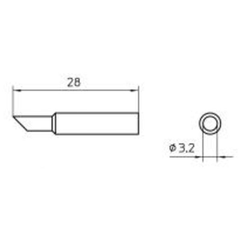 Weller Arc Welding Tip T0054488699, Black